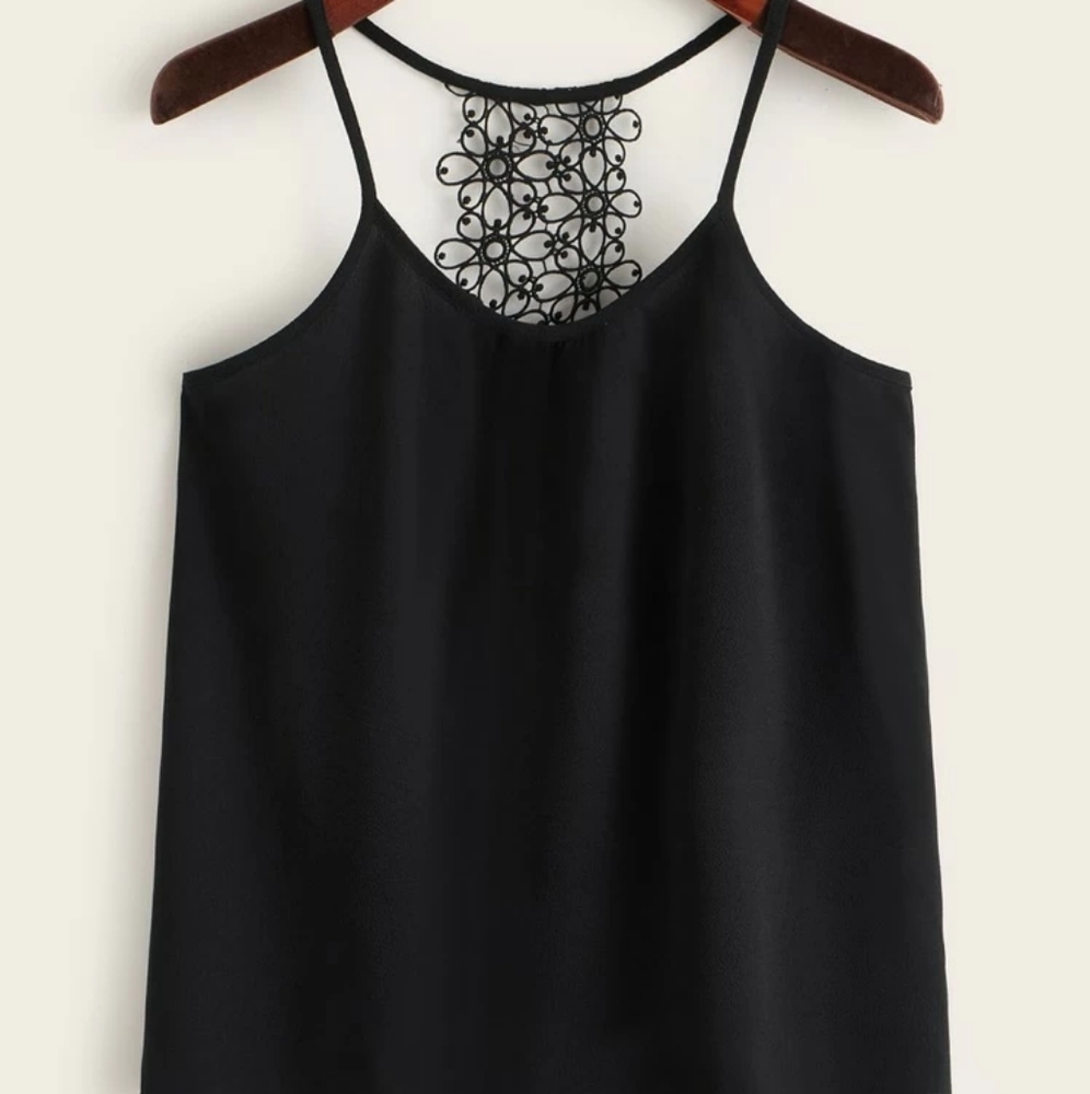 🖤 Guipure lace cami